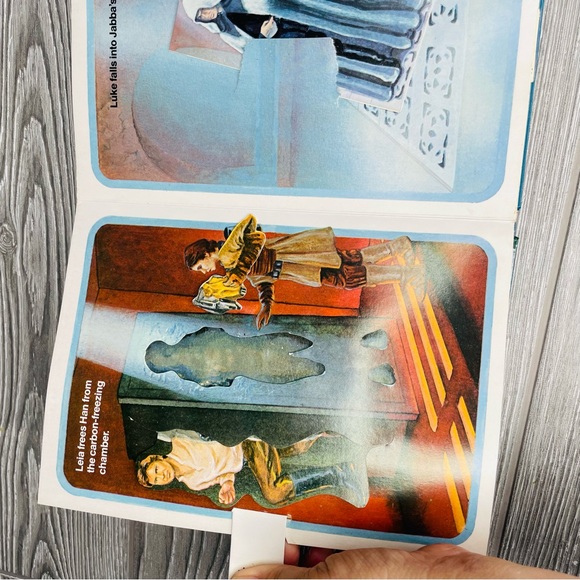 STAR WARS Return of the Jedi Pop-Up 1983 Children's Hardcover SciFi Classic Book - Picture 9 of 13